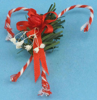Dollhouse Miniature Candy Canes Wall Decoration